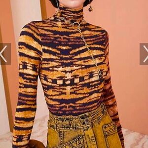 Ulla Johnson Aurelia Stretch Turtleneck, Women’s size Small